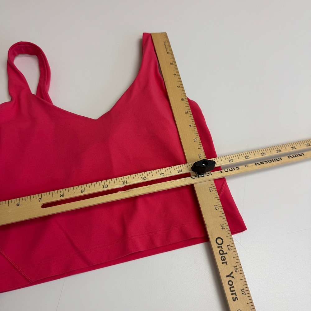 Lululemon Tank Top Women Size 4 Pink Align Nulu Yoga Athletic Gym - Picture 8 of 8